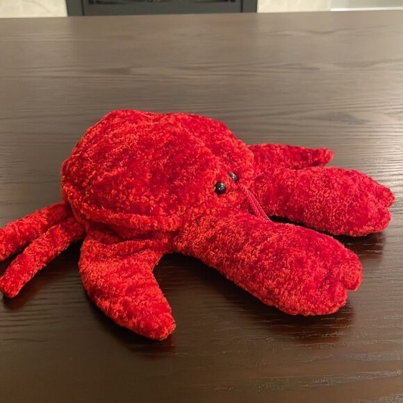CALTOY Red Crab Hand Puppet Adorable Soft Plush Puppet Excellent Condition 9.5” - Picture 3 of 7
